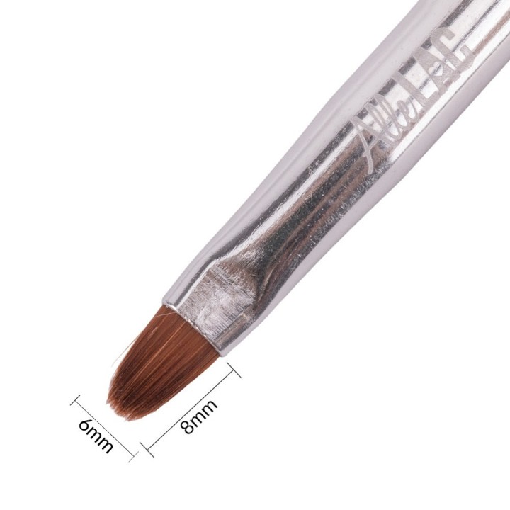 Pennello gel n° 6 setola ovale unicorno lunghezza 8mm AlleLac