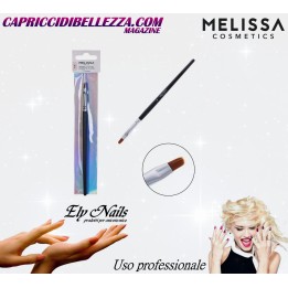 Pennello Uv Gel Nero Lingua di Gatto n 4 - Melissa