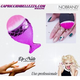 Pennello Spazzola forma pesce sirena colore rosa