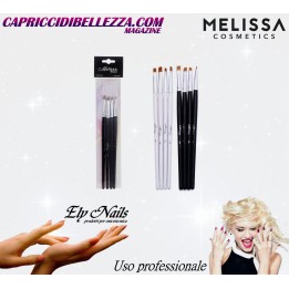 Pennelli UV Gel - 4 pezzi - Melissa