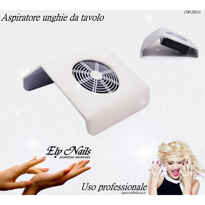 Ventola Aspiratore unghie da tavolo professionale