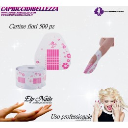 Cartine per unghie a fiori - MollyLac 500 pz