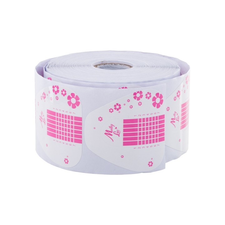 Cartine per unghie a fiori - MollyLac 500 pz