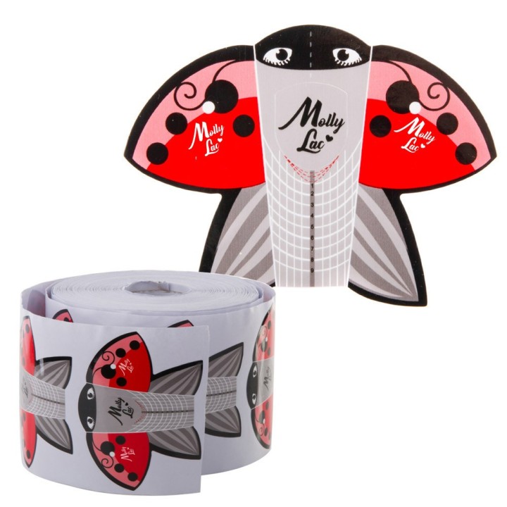 Cartine per unghie Coccinella MollyLac 500 pz