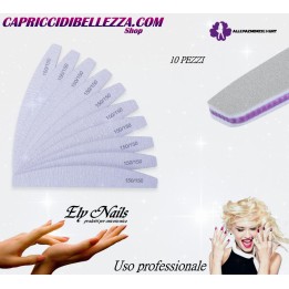 Lima per unghie barca zebra 150/150 confezione 10 pz